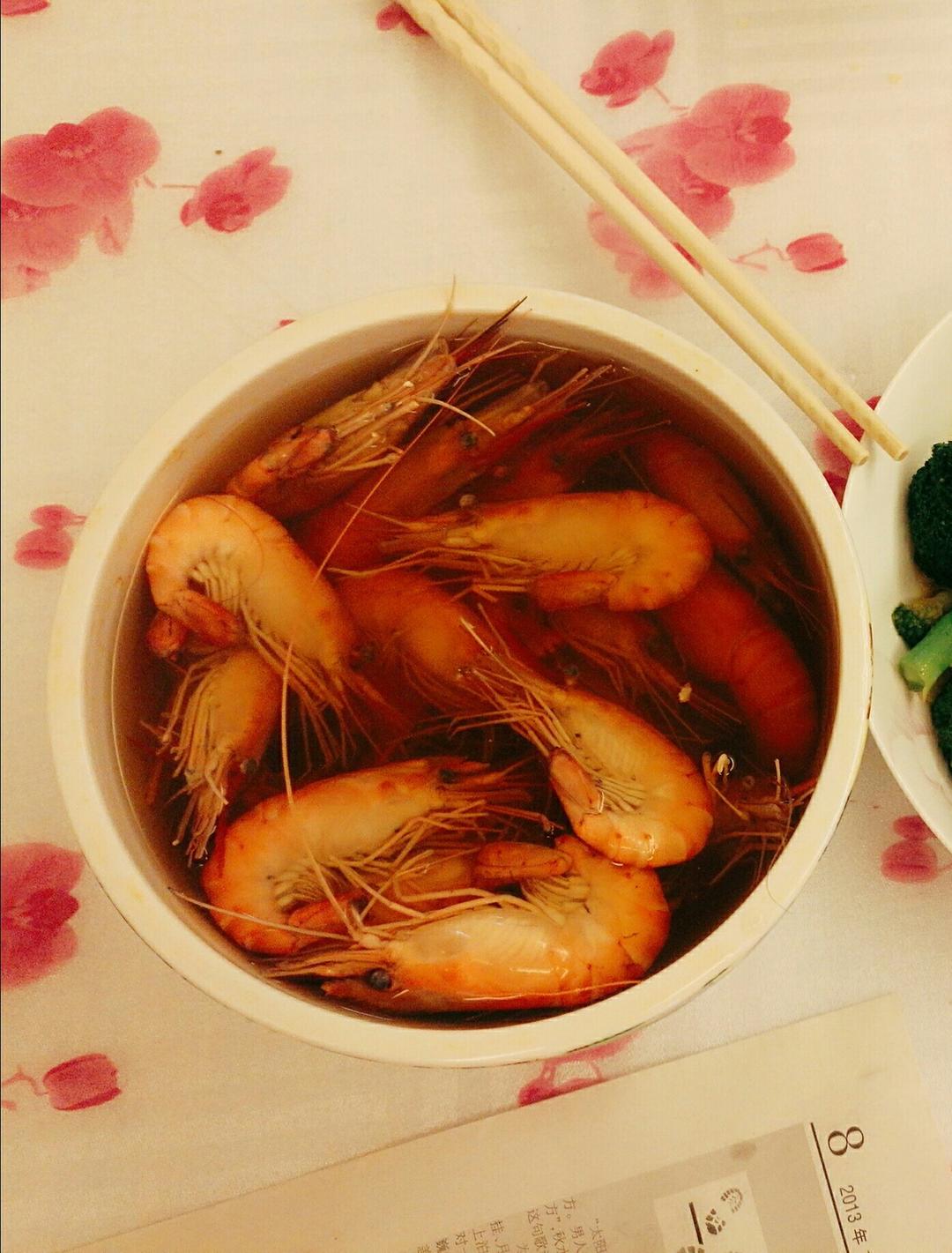 糟大头虾的做法