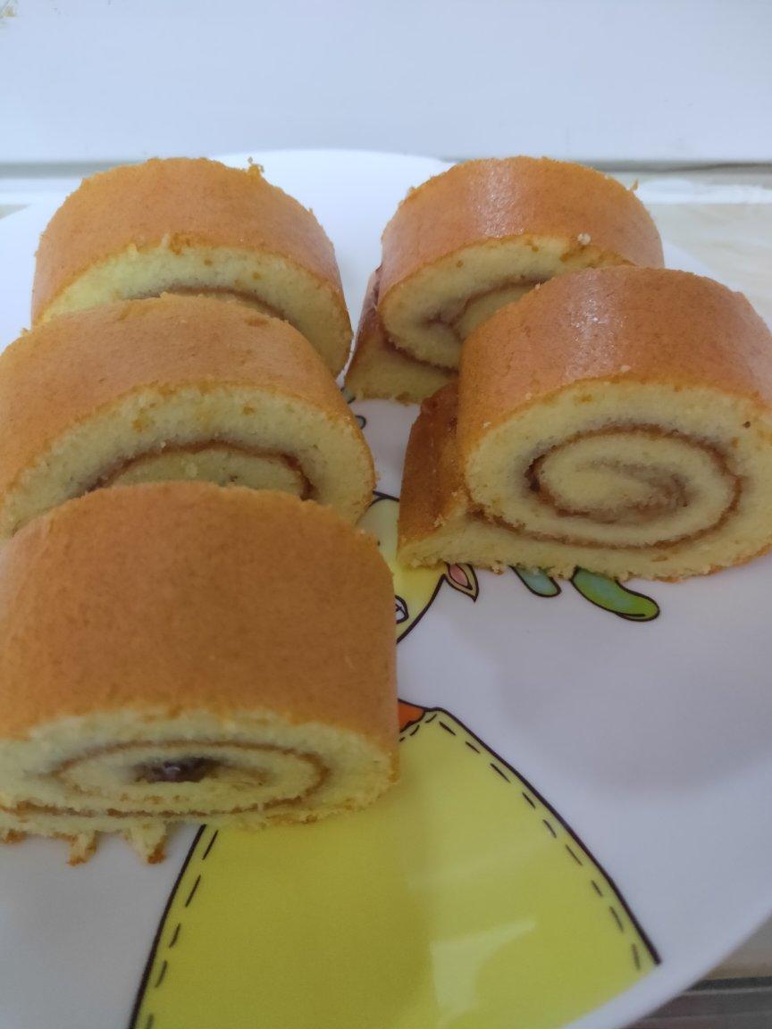 基础原味蛋糕卷