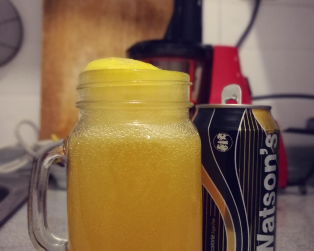 橙子汽水的做法