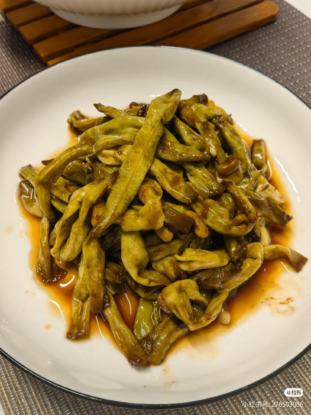宁波家常菜，糖醋烤带豆