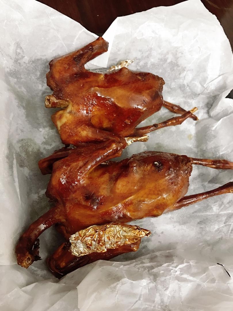 烤箱版脆皮烤乳鸽（内含脆皮的秘决）