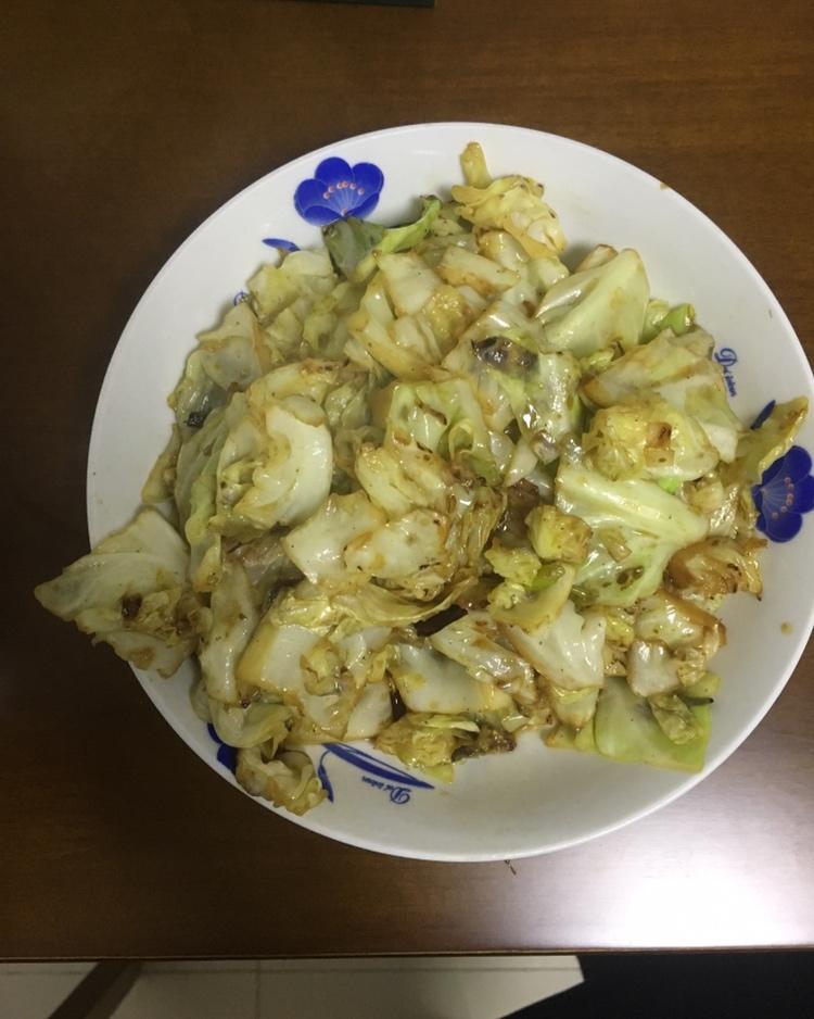 爆炒圆白菜