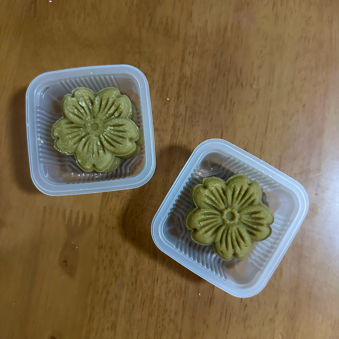 【简简厨房】绿豆糕，新式绿豆糕、麻油绿豆糕。