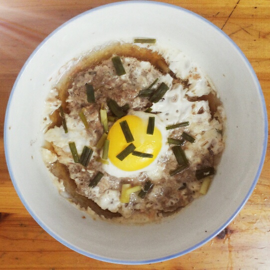 蛋蒸肉