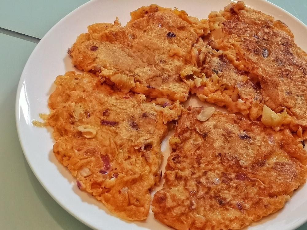 堂妈教你做泡菜饼