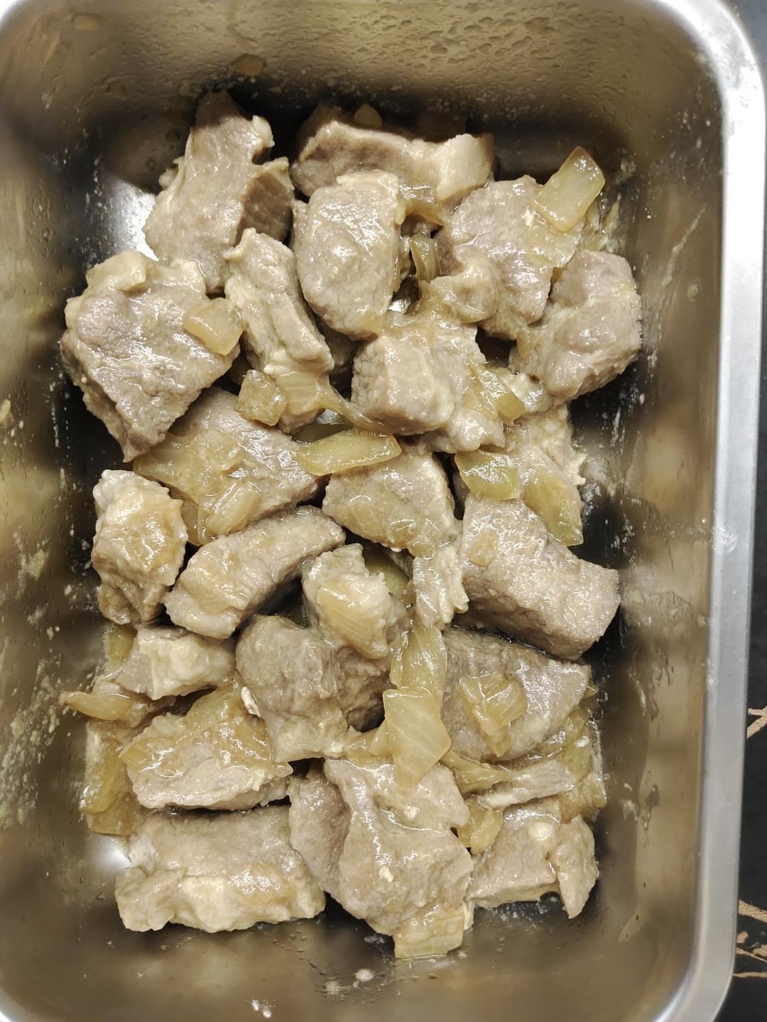 啤酒红烧梅花肉