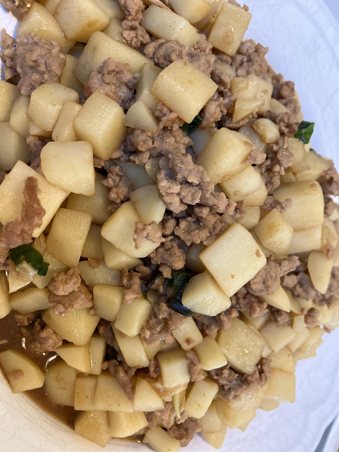 ㊙️香菇土豆肉沫拌饭❗️比外卖还好吃