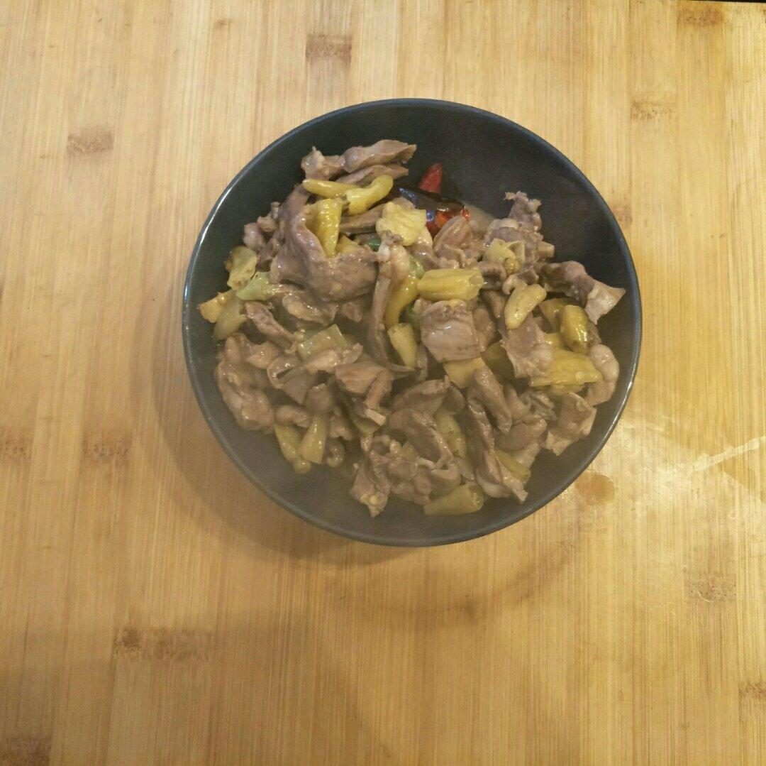 泡椒炒羊心