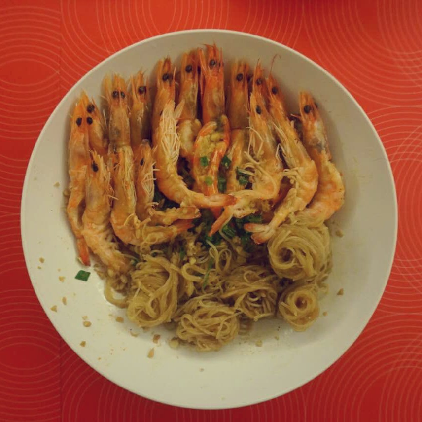 蒜蓉粉丝蒸虾