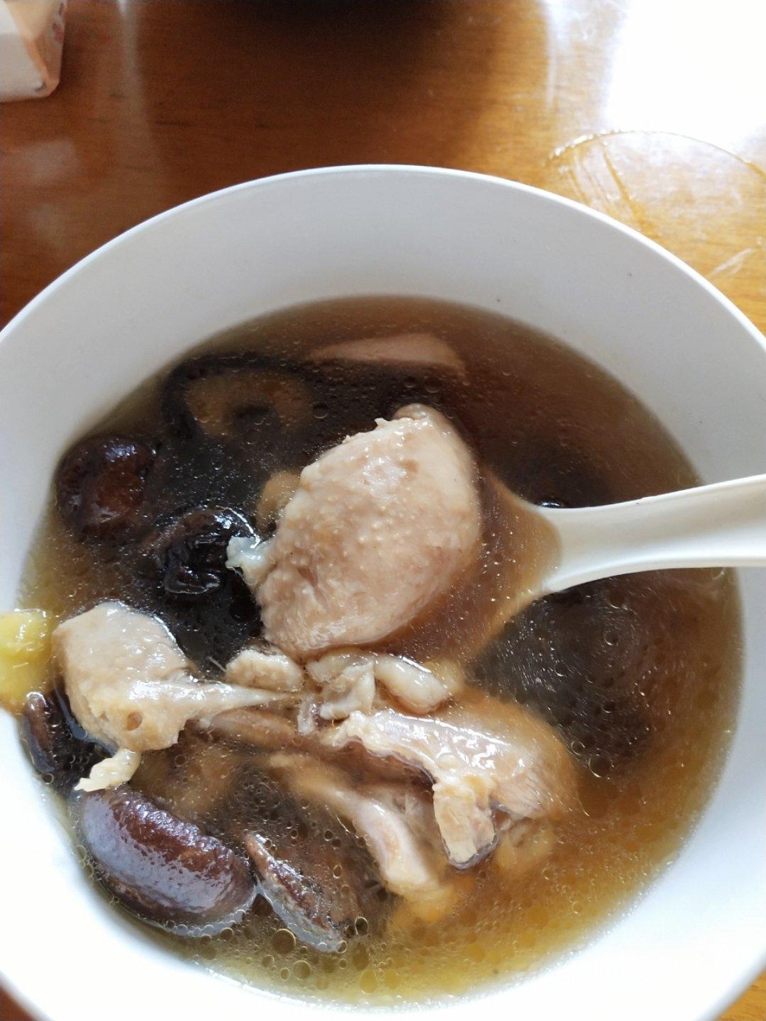 电饭锅版香菇炖鸡腿（少油）