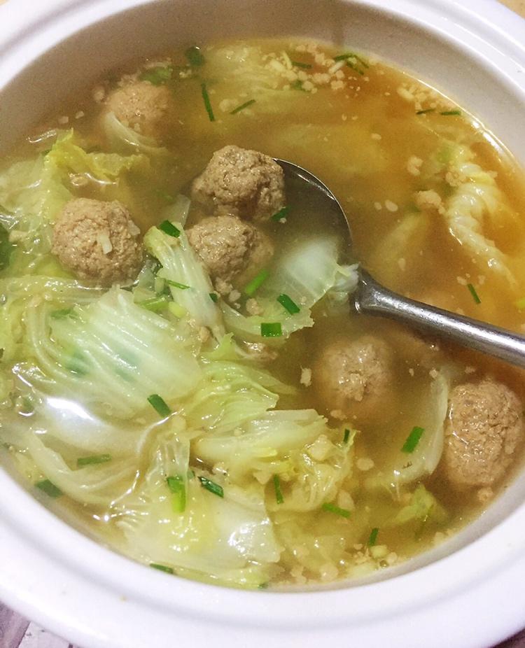 手工肉丸汤