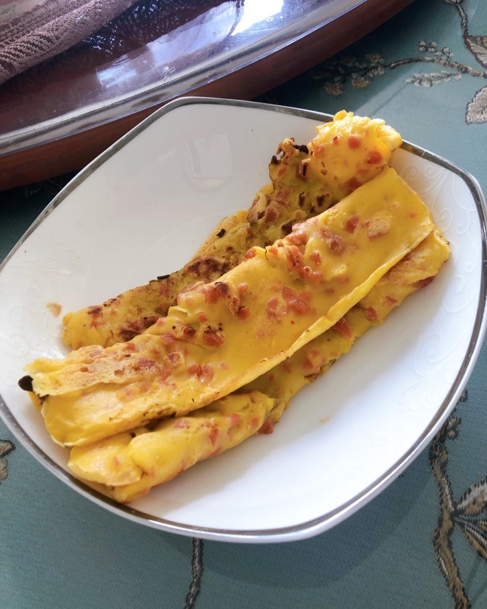 快速早餐鸡蛋葱花饼