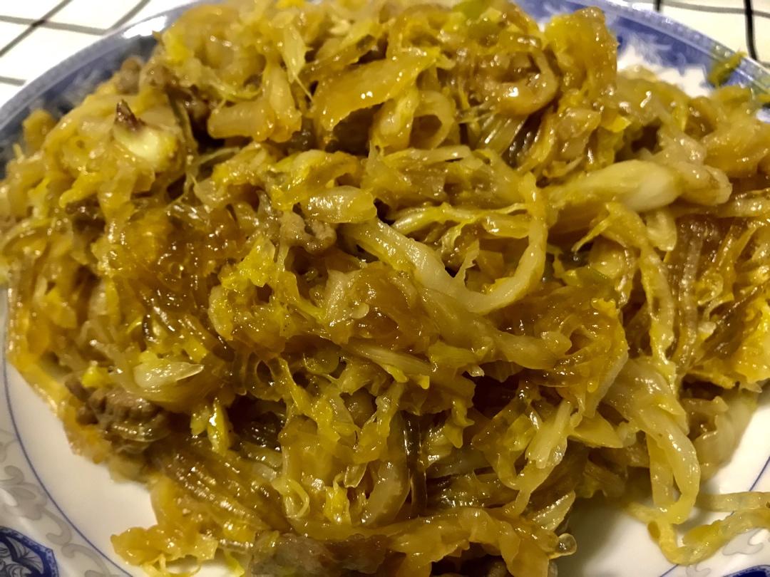 酸菜炒粉条