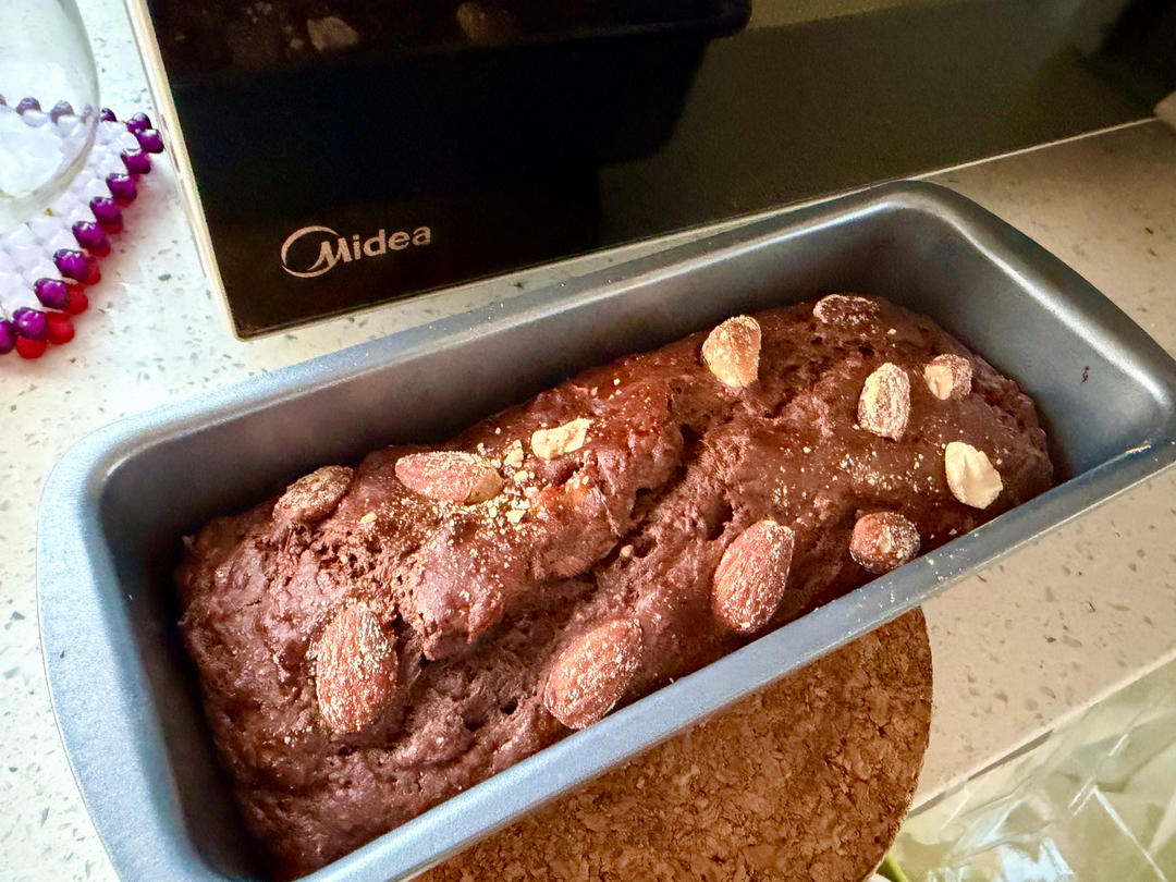 香蕉巧克力布朗尼（无油无糖版）