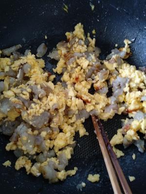 韭菜鸡蛋虾仁三鲜馅饺子的做法 步骤6