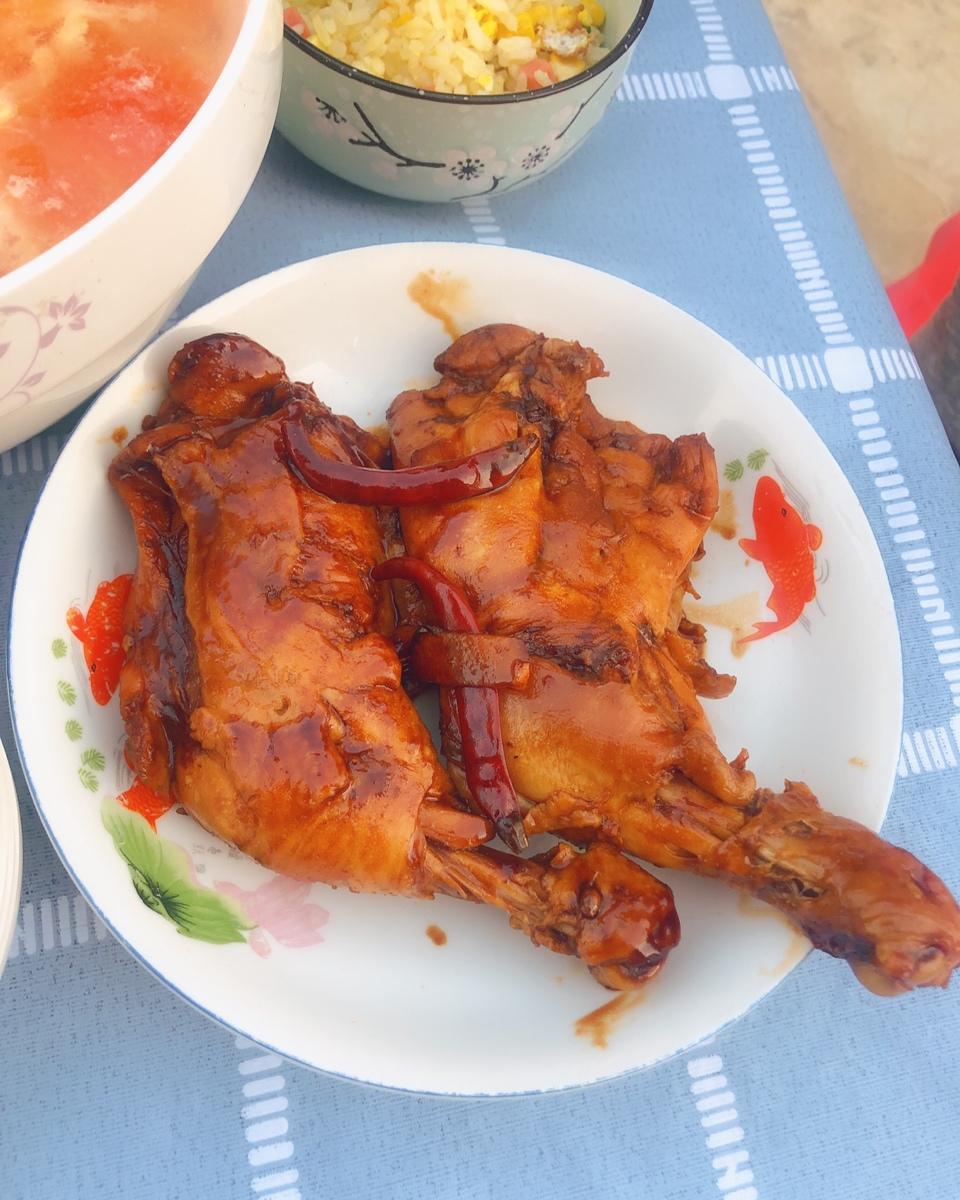 懒人版大鸡腿￨做法超级简单