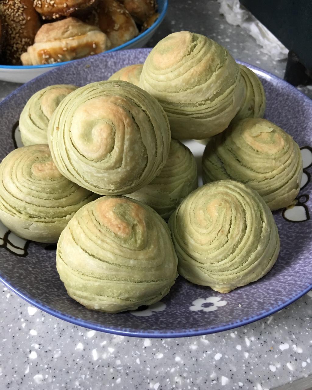 抹茶红豆酥 （详细步骤）