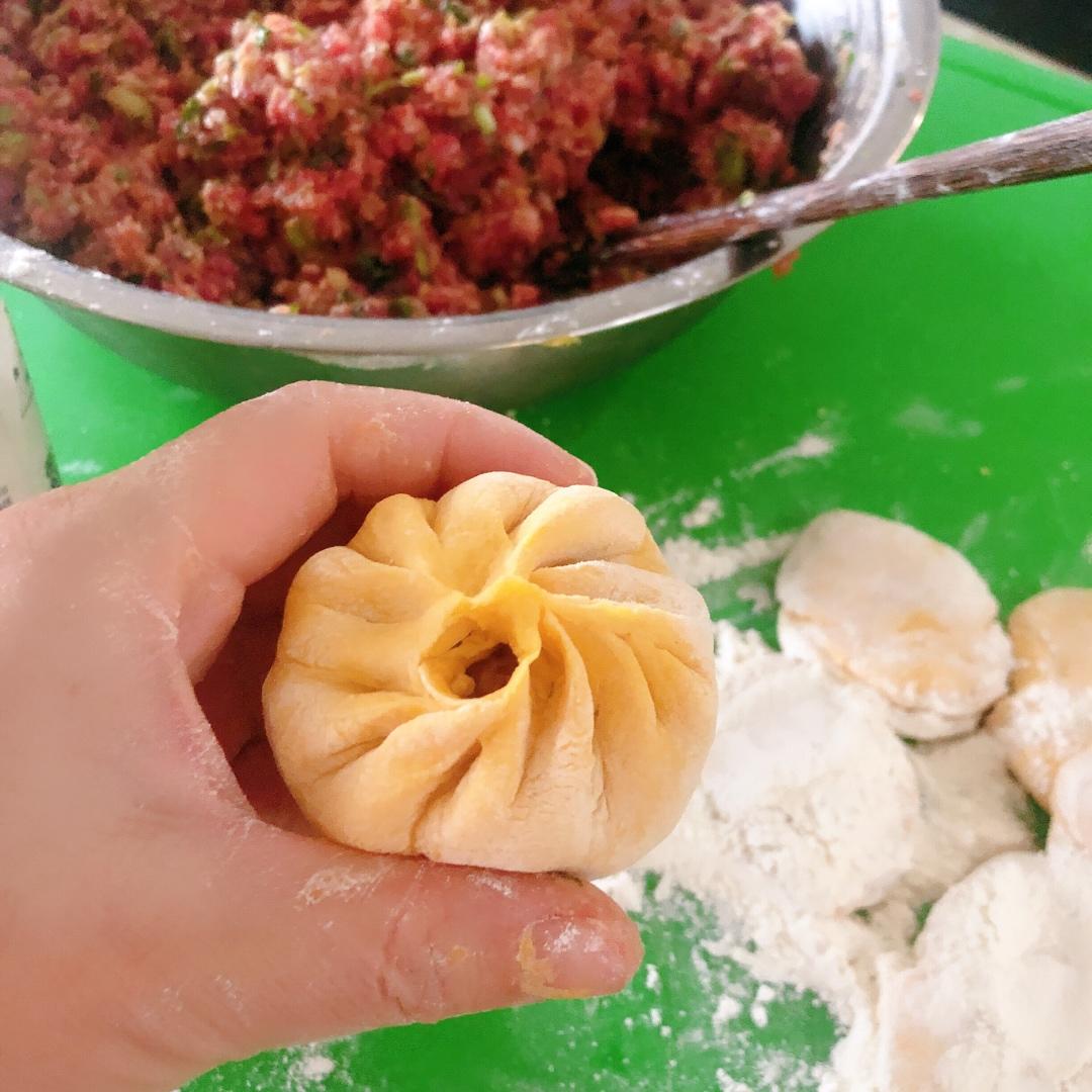南瓜🎃香菇牛肉包                                         （冰箱冷藏发酵）
