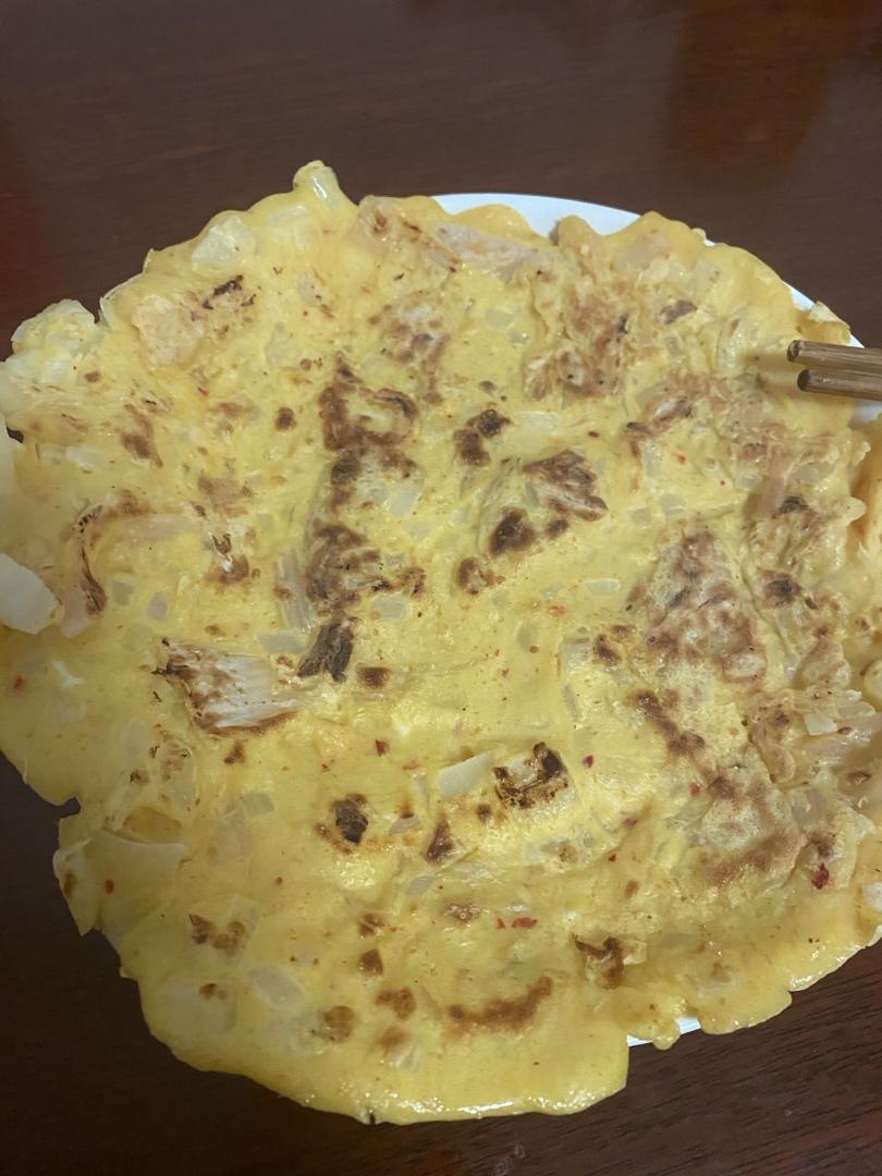 堂妈教你做泡菜饼