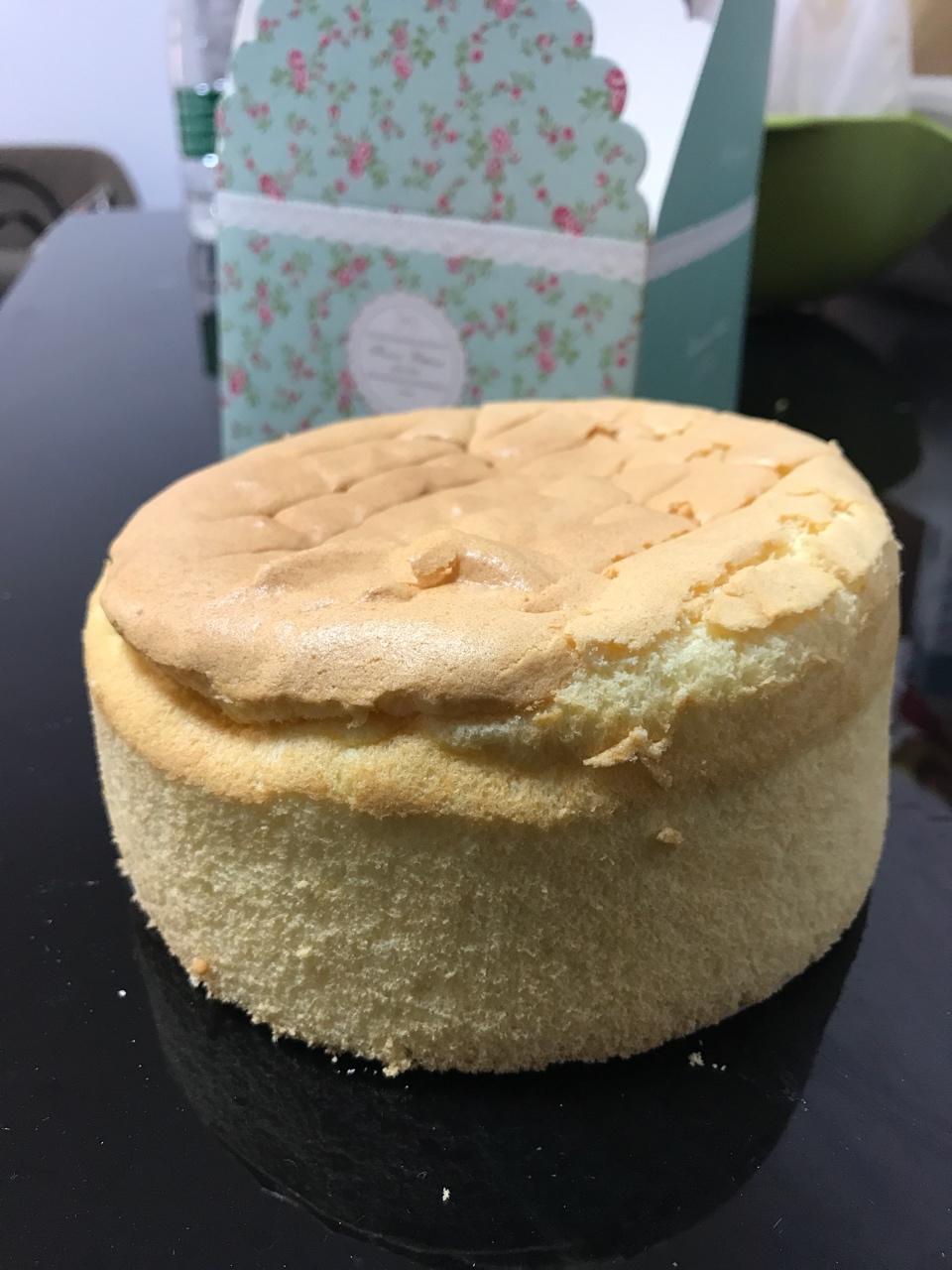 6寸原味戚风蛋糕