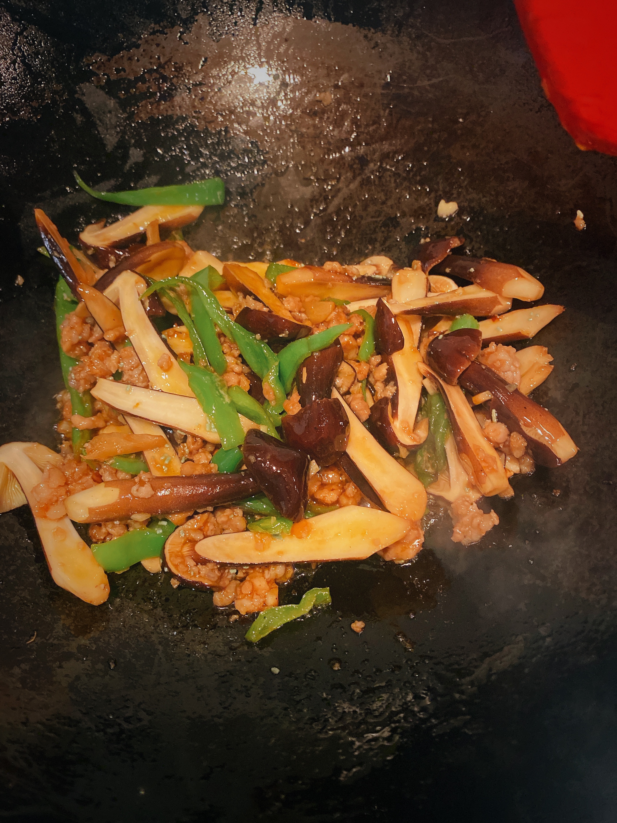 上新：肉糜鸡纵菌烩豆腐的做法 步骤10