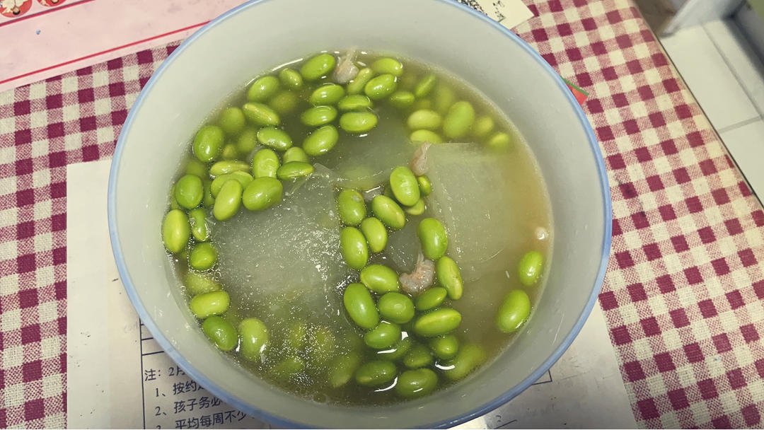 冬瓜毛豆汤