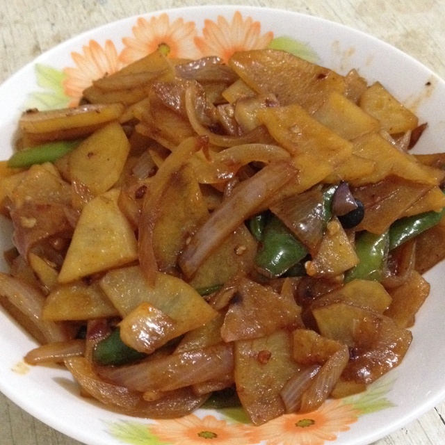 洋葱炒土豆片