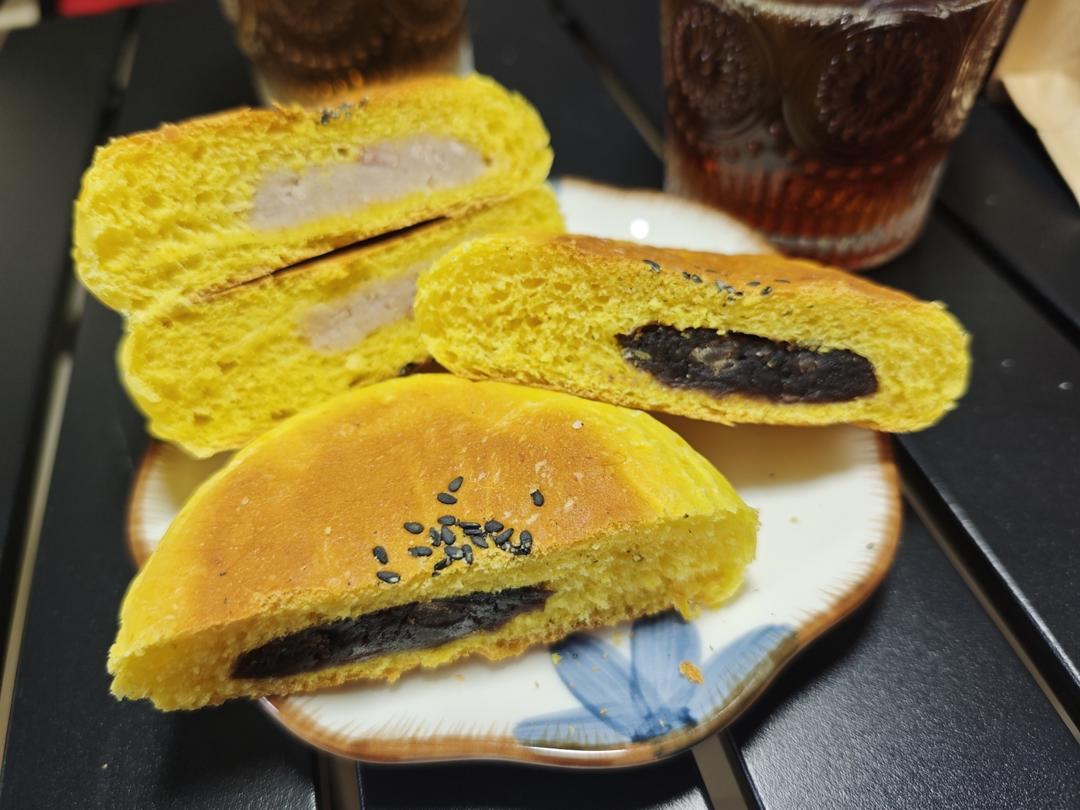 日式南瓜豆沙包