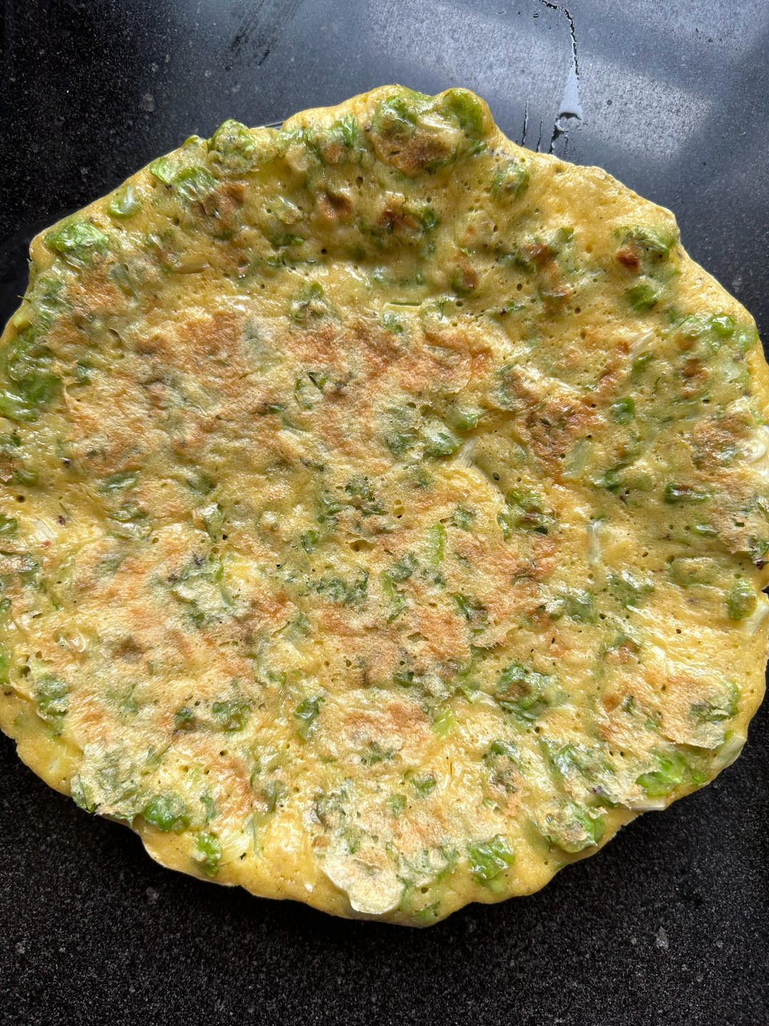 榆树钱鸡蛋饼的做法