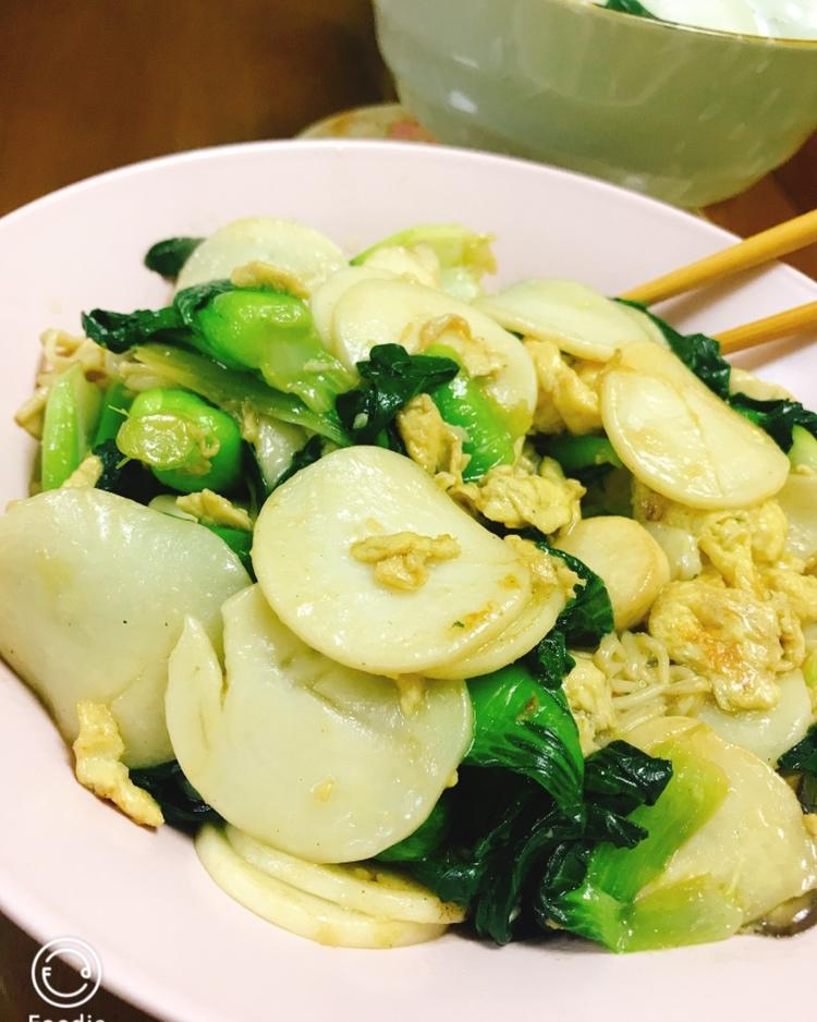 鸡蛋炒年糕