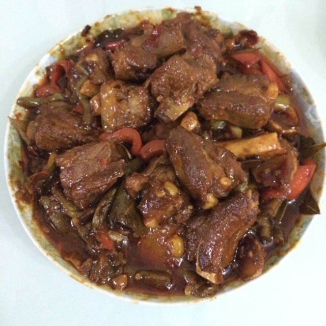 排骨炖豆角