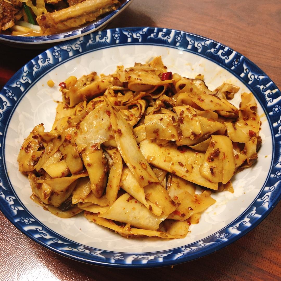 绝对美味的孜然杏鲍菇