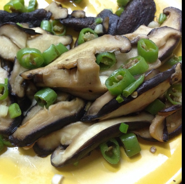 素炒香菇