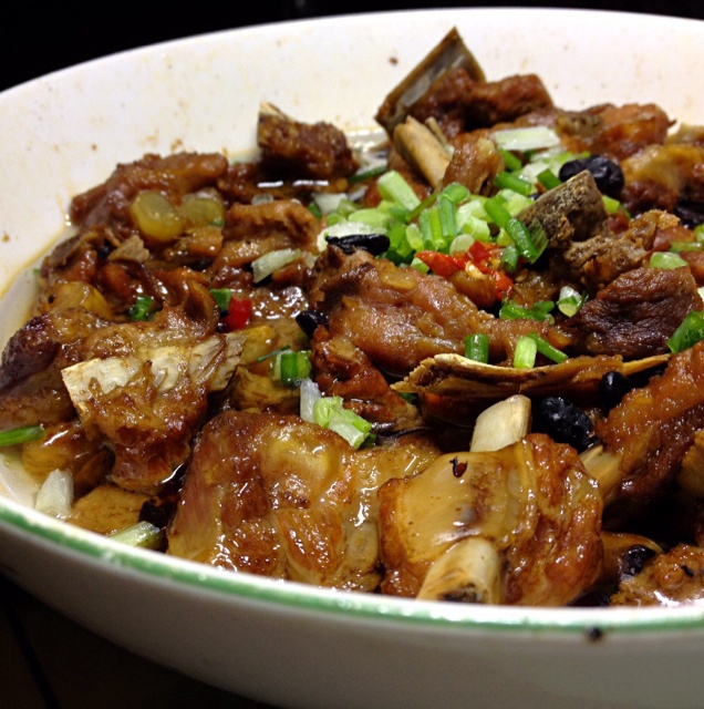 我最爱甜食做的豆豉辣椒蒸排骨