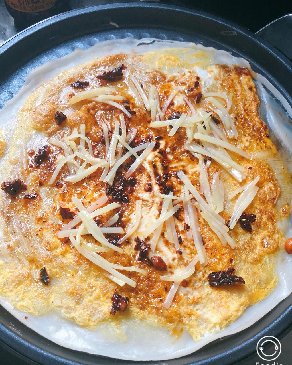 绿豆面煎饼果子(电饼铛)