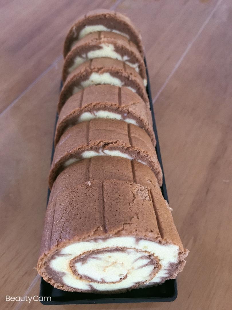 可可戚风蛋糕卷