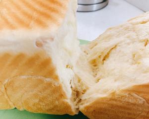 面包机也能做出绵软拉丝的吐司(以松下105为例)的做法 步骤21