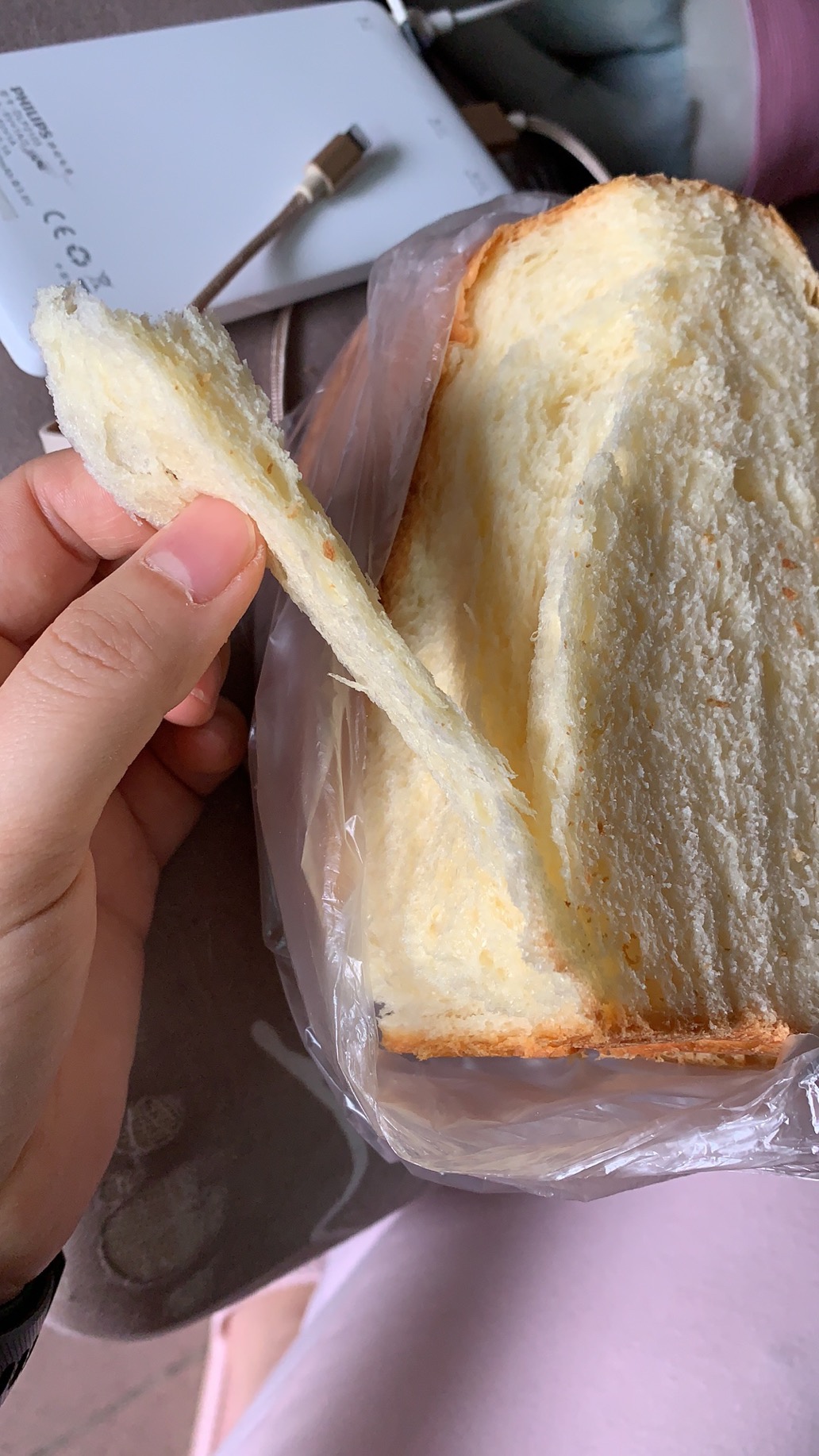 松下面包机奶嚼口软面包的做法 步骤10