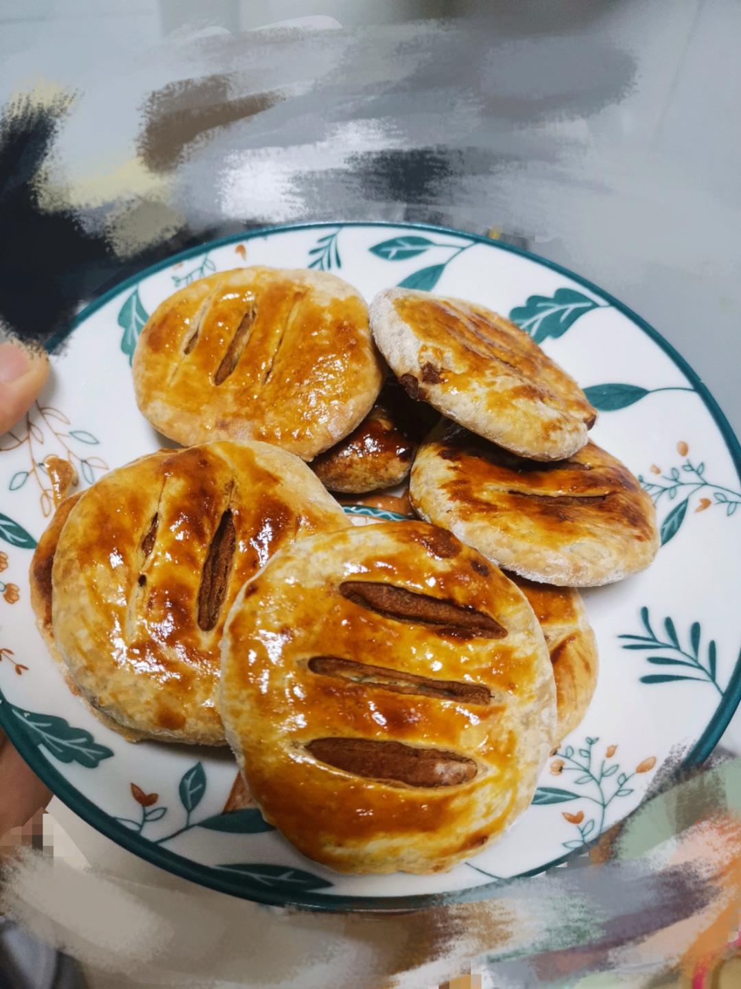 豆沙老婆饼（手抓饼版）