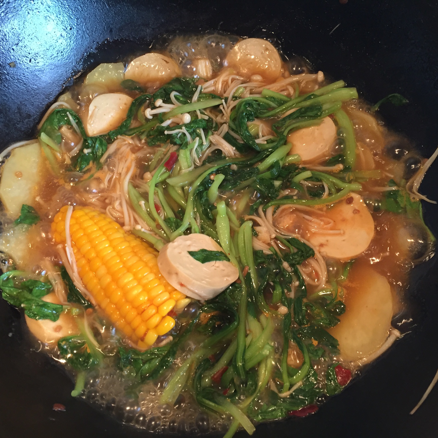 自制麻辣重庆火锅