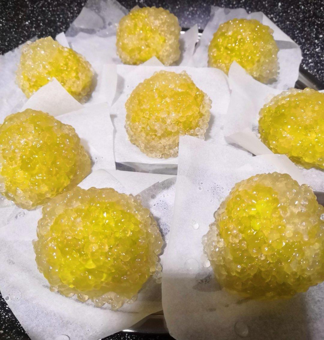 水晶紫薯丸子