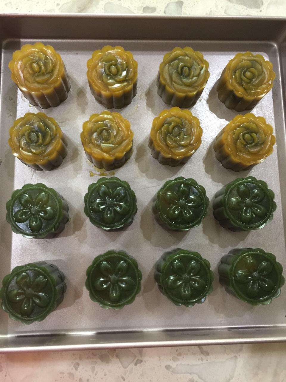 桃山皮流心月饼