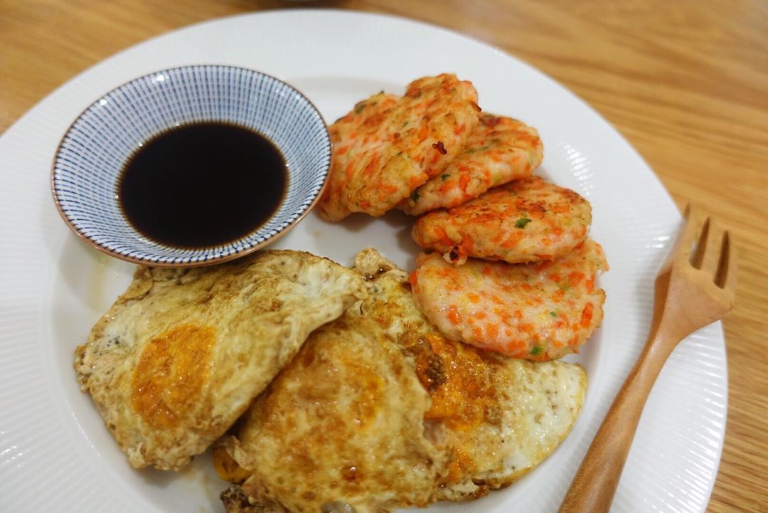 香煎虾饼