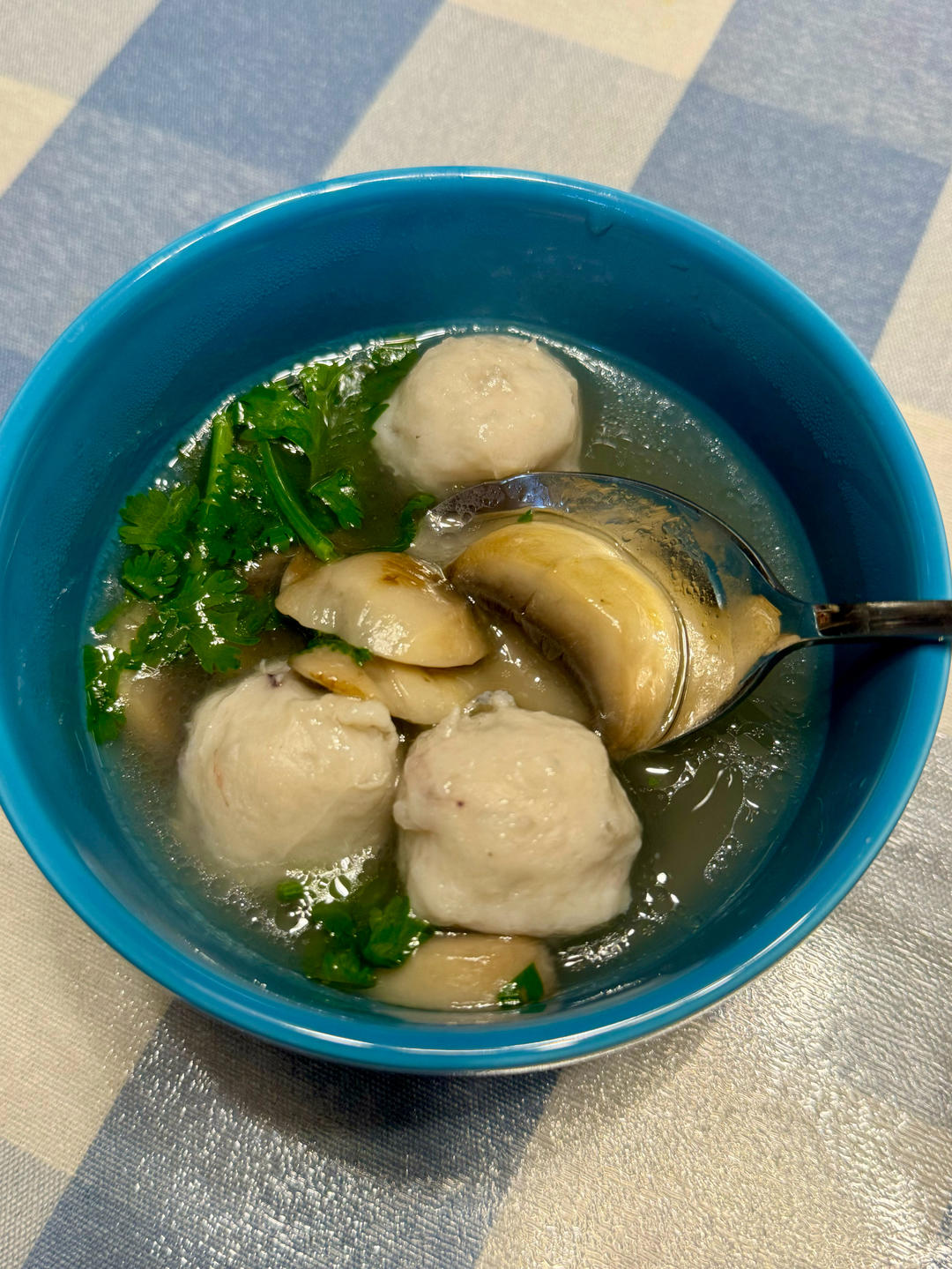 鱼丸青菜汤