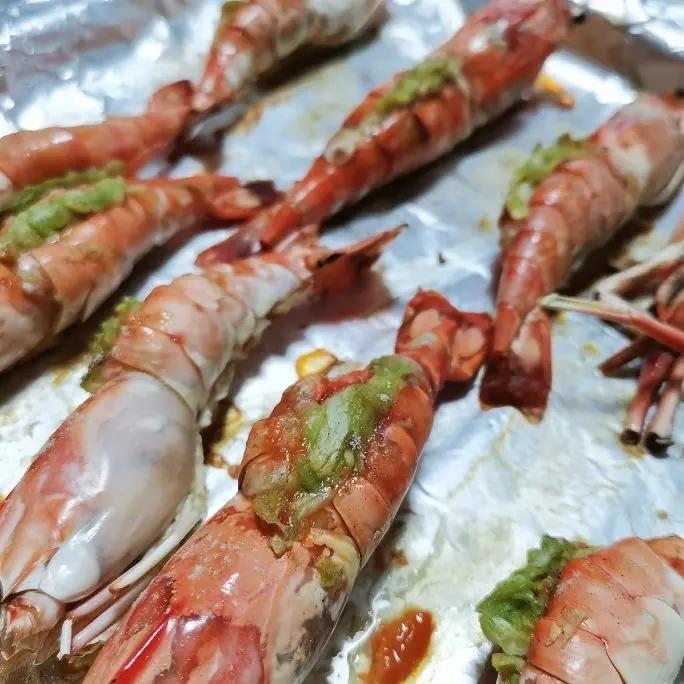 蒜蓉烤虾烤箱版