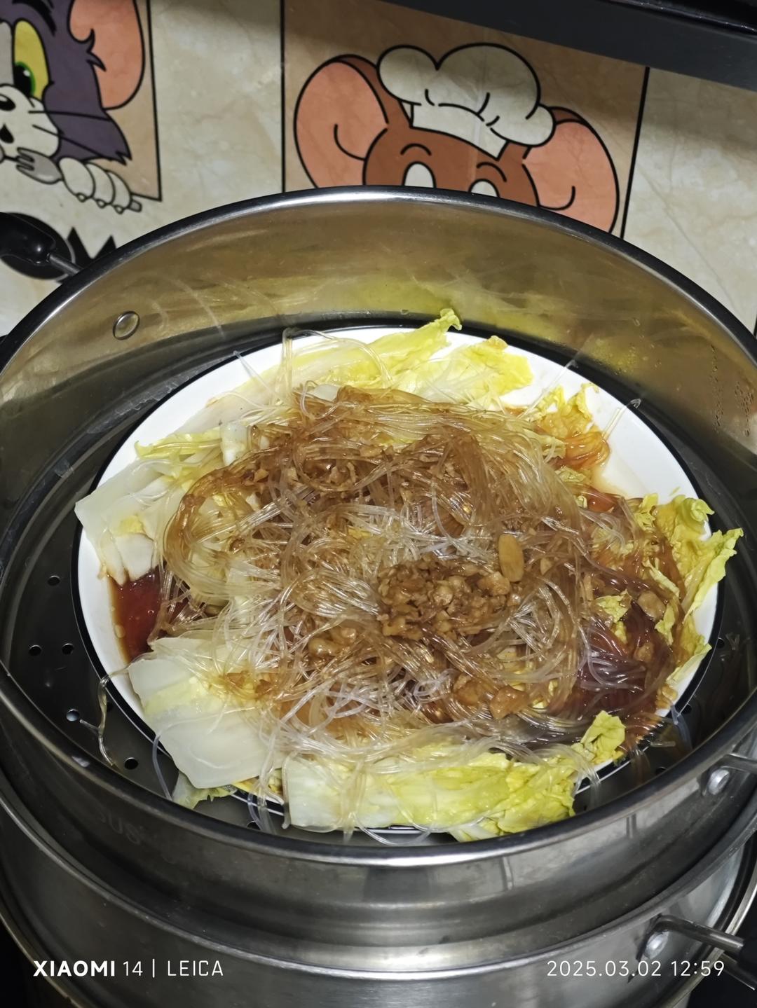 蒜蓉粉丝娃娃菜