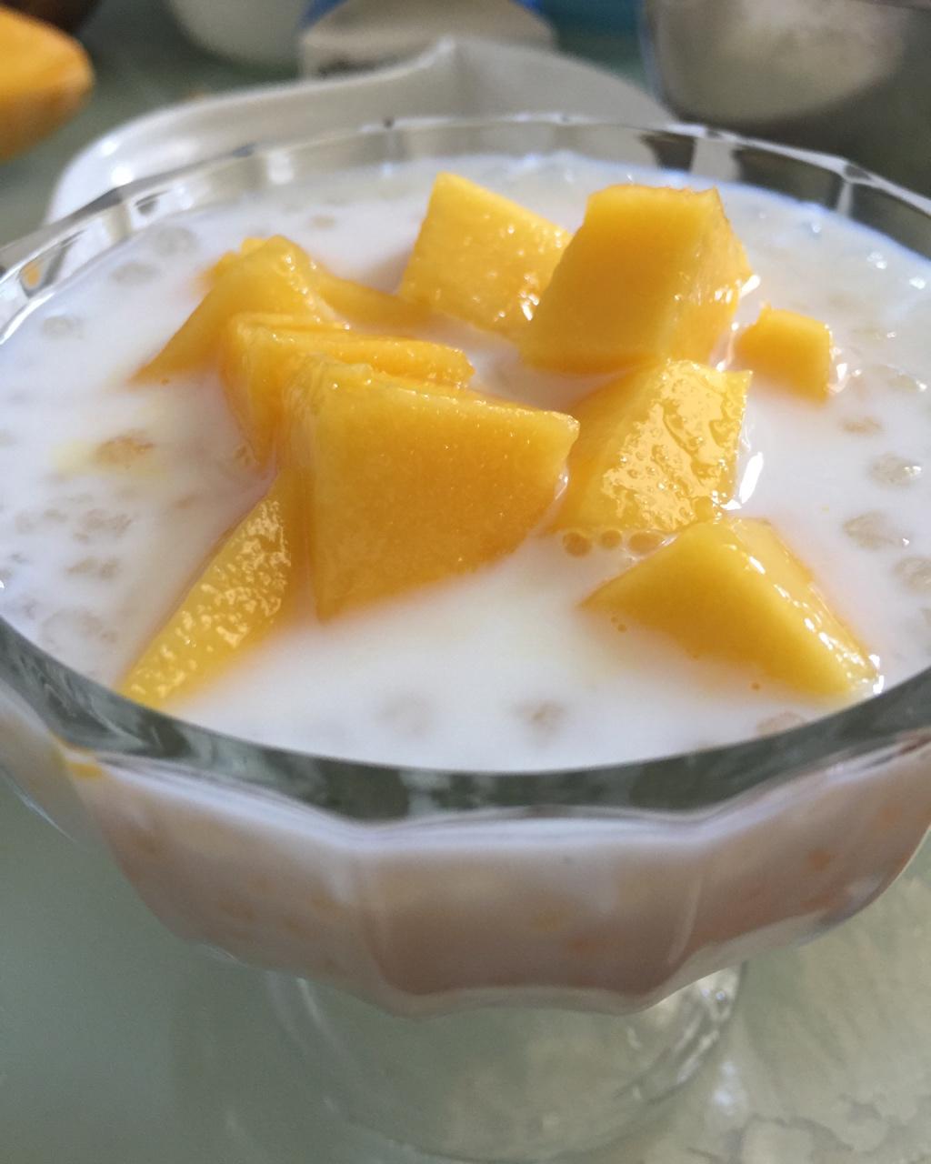 悠然_inpv做的芒果西米露