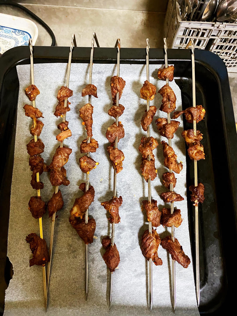 烤箱版羊肉串