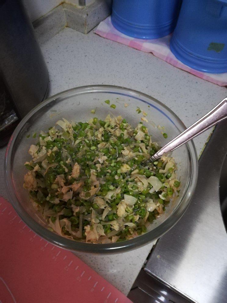 豇豆角鸡蛋馅素包子（超详细带图）