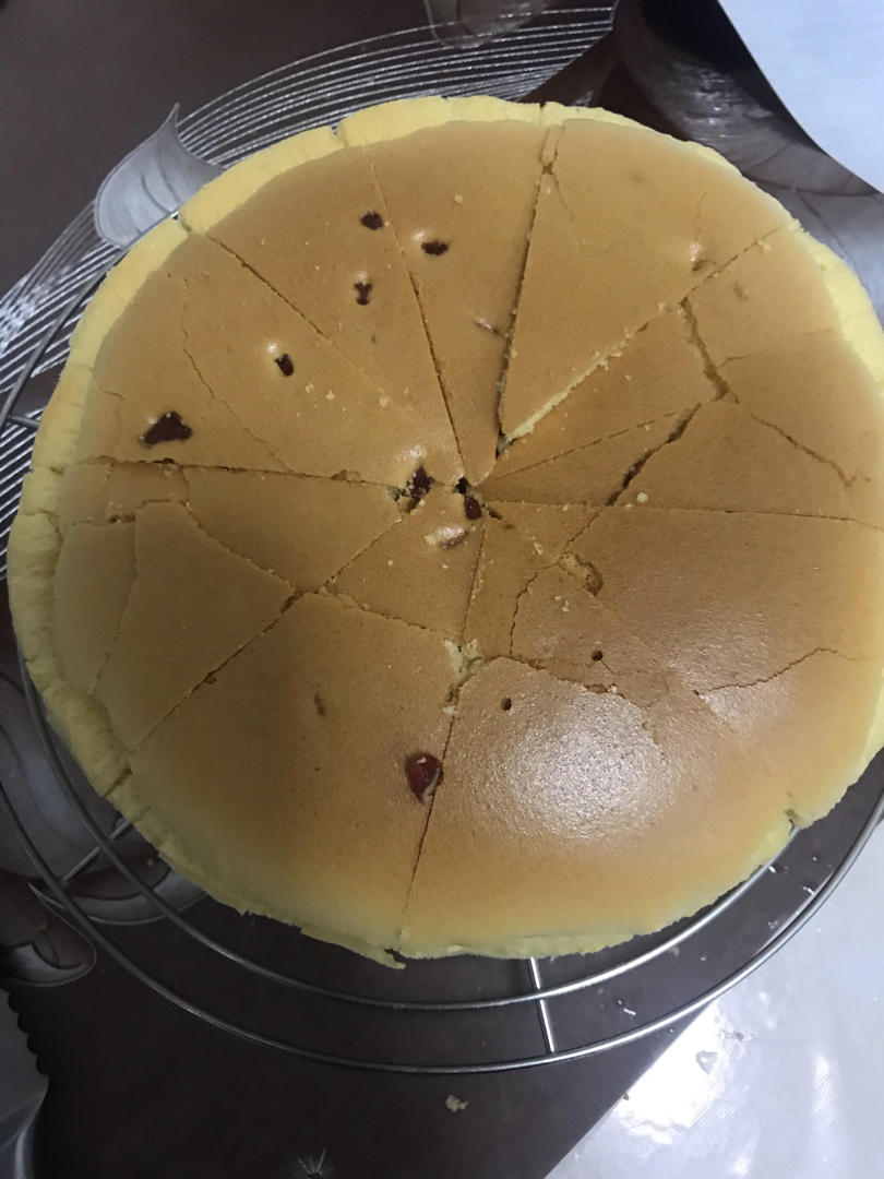 8寸圆形模具的古早蛋糕，完美方子！